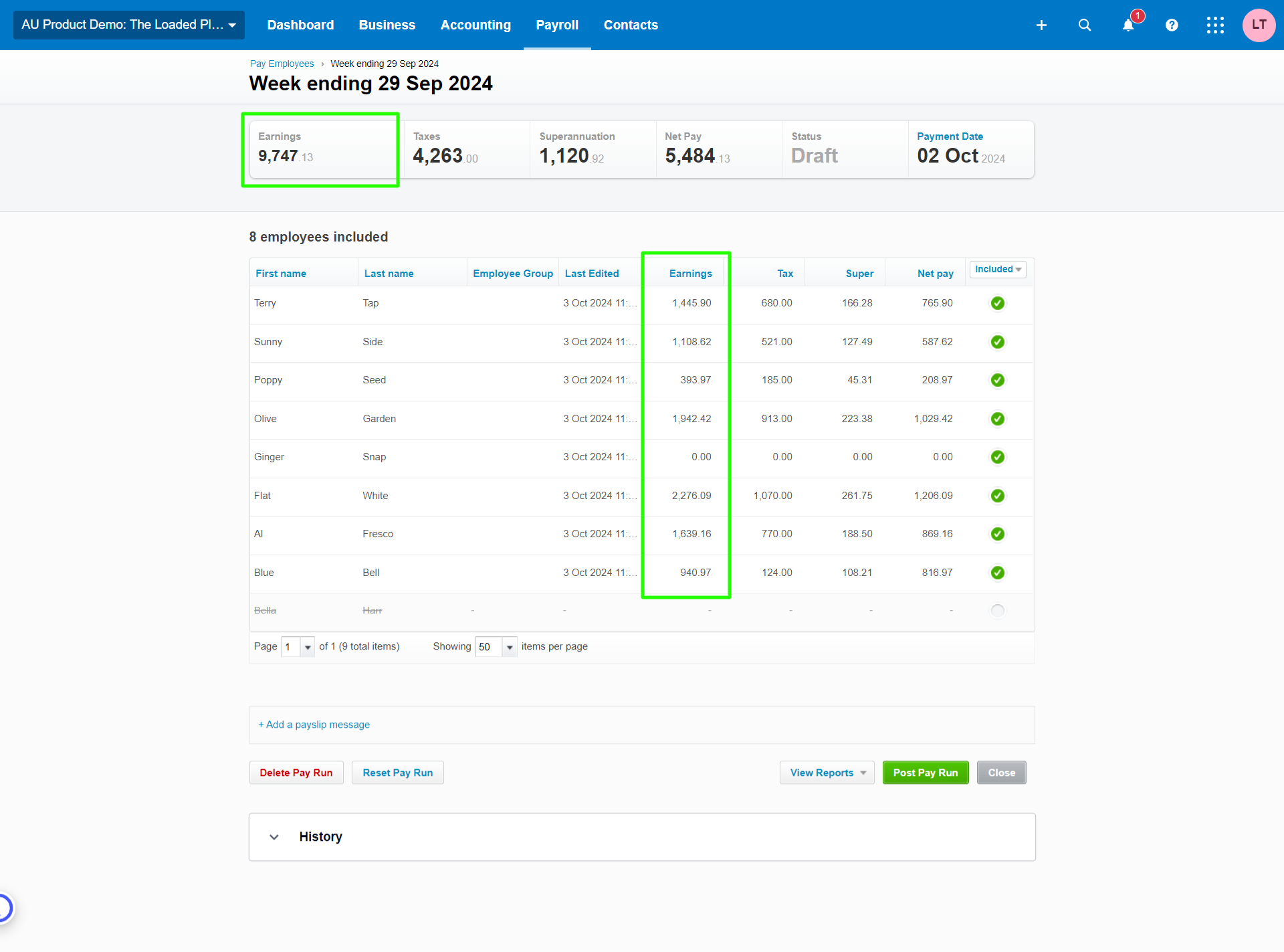 Pay run in Xero.png