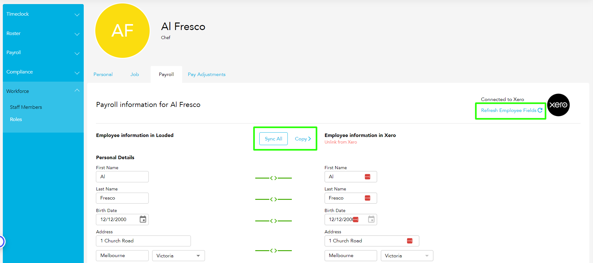 Al Fresco sync staff info.png